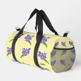 Duffel Bag : Iris Flowers Duffle Bag