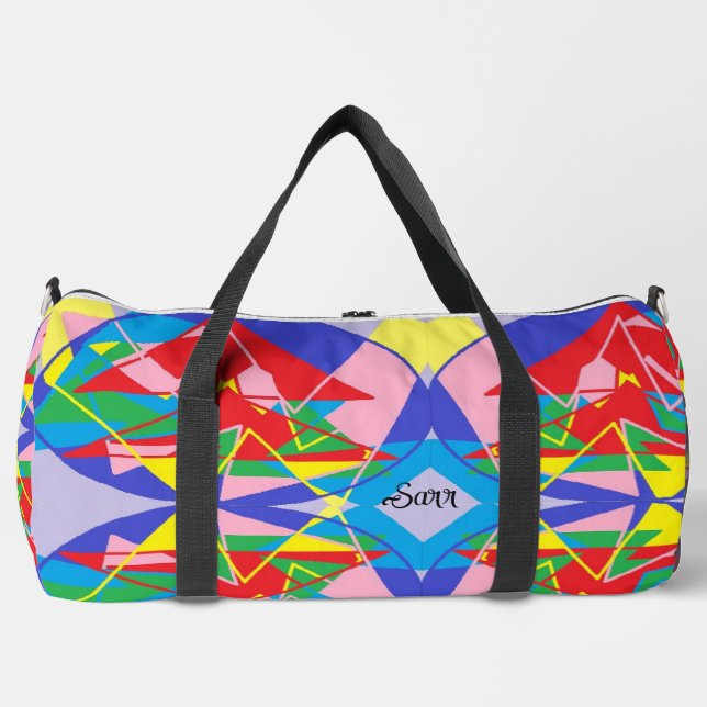 Duffeltasche : Bewegendes Gefühl . Duffle Bag (Vorderseite)