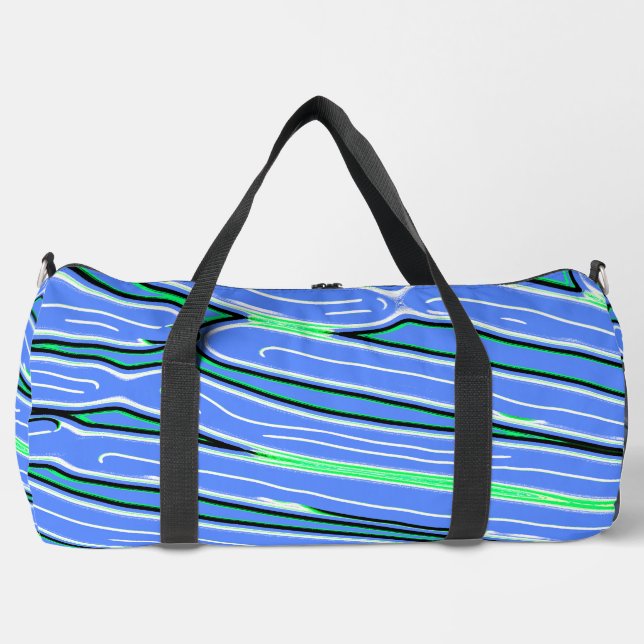 Duffeltasche, Modernes, blaues, klassisches Design Duffle Bag (Vorderseite)