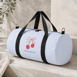Duffle Bag | Kirschrote Kokette Schleife Süße Spor