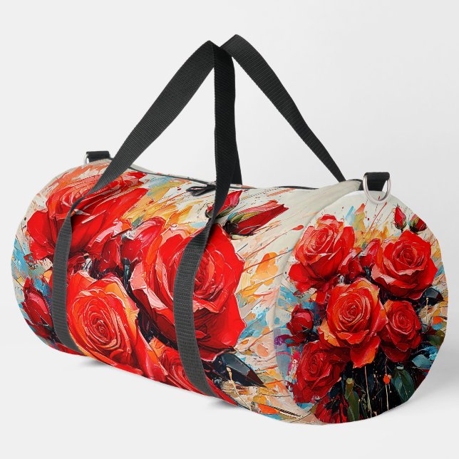 Duffle Bags - Die Rote Rosen Artwork Duffle Bag (Linke Ecke)