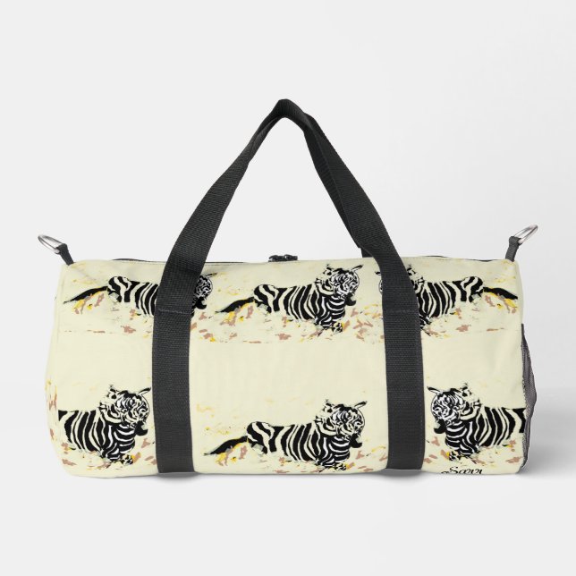 Duffle Tasche : Auf dem Laufenden : (Vorderseite)