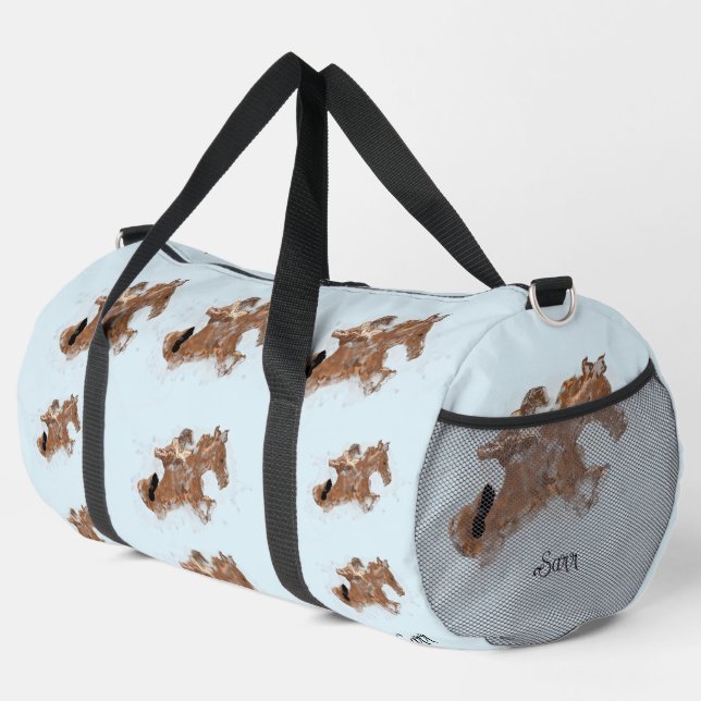 Duffle Tasche : Die Chase ist On . (Rechte Ecke)