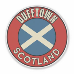 Dufftown, Schottland Aufkleber