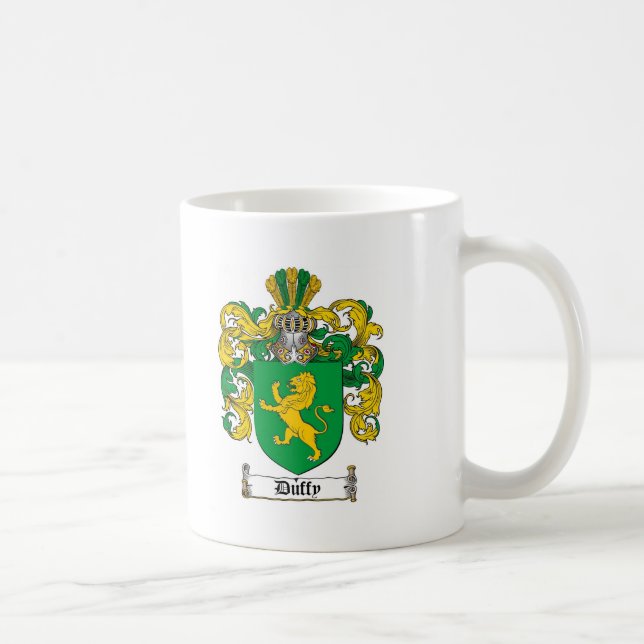 DUFFY FAMILIENWAPPEN - DUFFY WAPPEN KAFFEETASSE (Rechts)