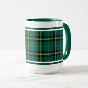 Duffy Tartan Pattern Green Irish Kariert Tasse