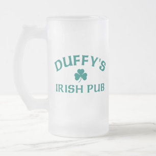 Duffy's Irish Pub Glas Mattglas Bierglas
