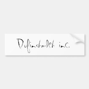 Dufinshmleh Inc. Autoaufkleber
