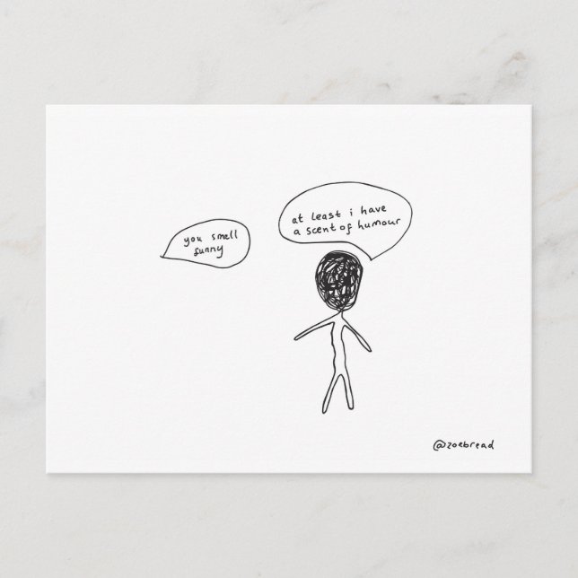Duft von Spaß Postkarte (Vorderseite)