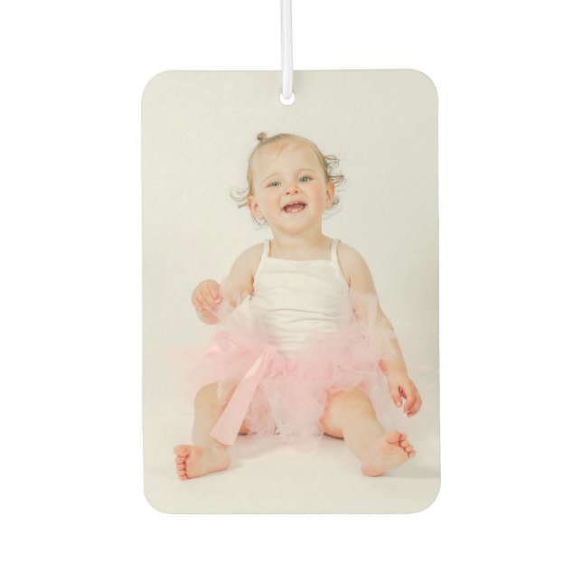 Duftbaum mit eigenem Foto - Autolufterfrischer (Vorderseite)