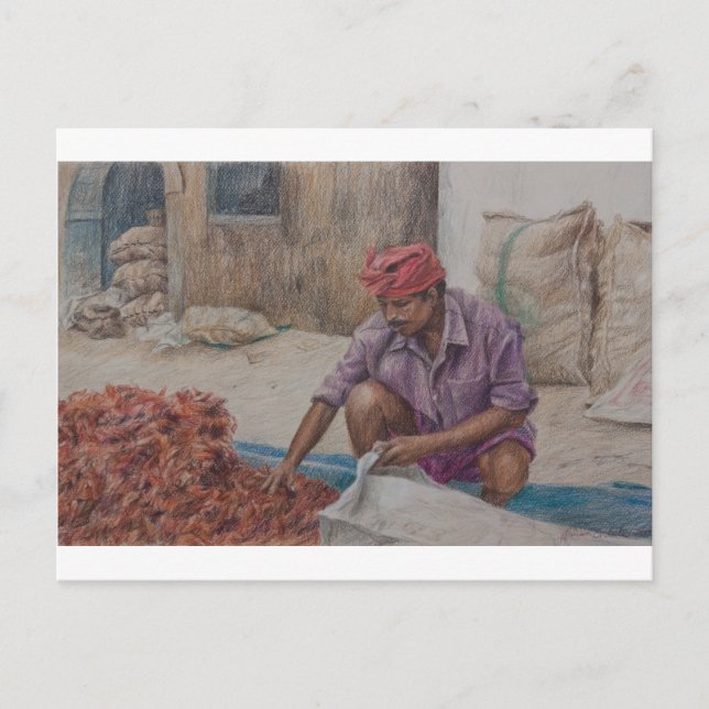 Düfte des Gewürzlagers Postkarte (Vorderseite)