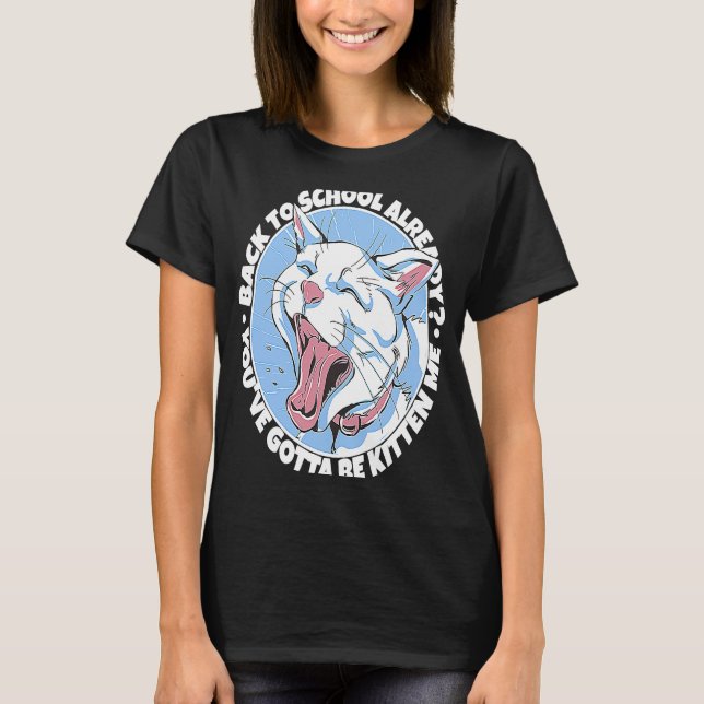 Duftender schreiender Kater T-Shirt (Vorderseite)