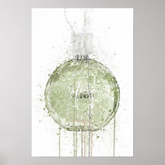 Duftflasche 'Frühlingswiese' als Weihnachtsgeschen Poster (Vorne)