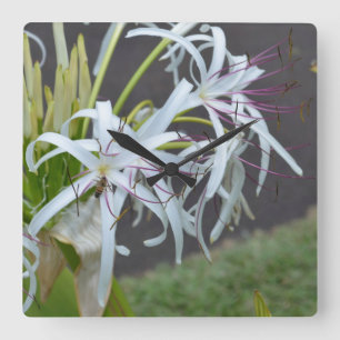 Duftsäulenhalterung Quadratische Wanduhr