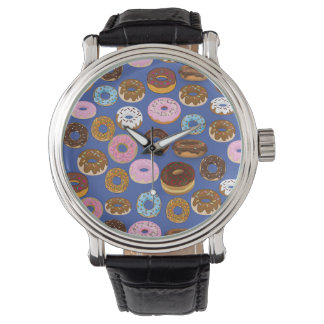Dughnut Blue Design Watch Armbanduhr