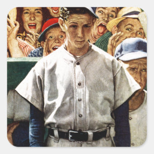 Dugout Quadratischer Aufkleber