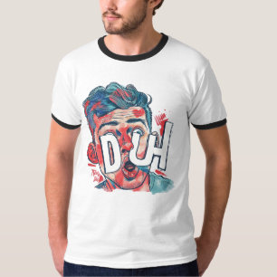 DUH Comic Pop Art T-Shirt – Retro lustiges Grafik-