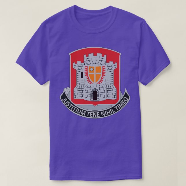 DUI 779 Engineer Battalion mit Txt X T-Shirt (Design vorne)