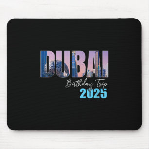 Dui UAE Geburtstagsreise 2025 Urlaubsfeier Crew Kr Mousepad