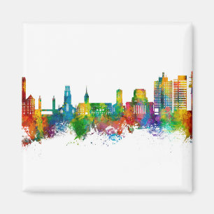 Duisburg Deutschland Skyline Magnet