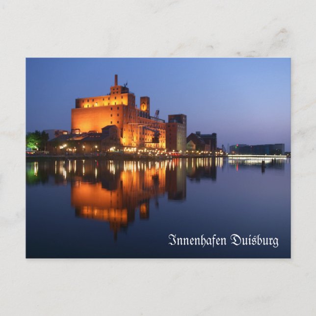 Duisburg Innenhafen Postkarte (Vorderseite)