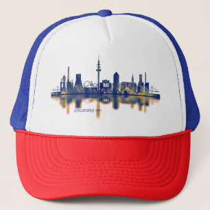 Duisburg Skyline Truckerkappe