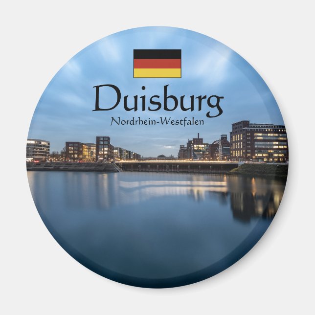 Duisburg Souvenir Magnet (Vorne)