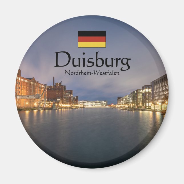 Duisburg Souvenir Magnet (Vorne)