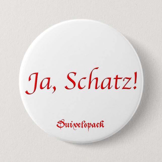 Duivelspack - Button Ja Schatz (Vorderseite)