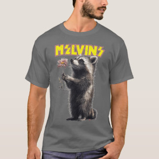 DUK FAT Melvin der Heavy-Metal-Waschbär T-Shirt