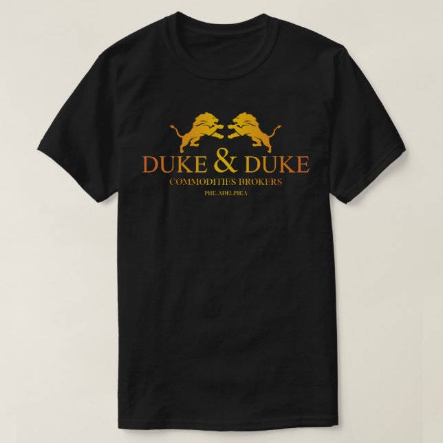 Duke und Duke Logo inspiriert von Trading Places C T-Shirt (Design vorne)
