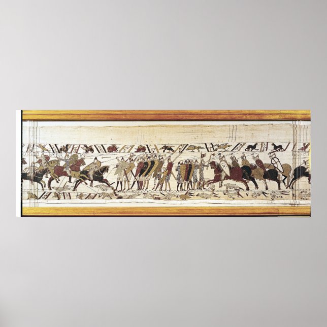 Duke William Exhorts Truppen Poster (Vorne)