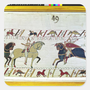 Duke William frage Vital Quadratischer Aufkleber