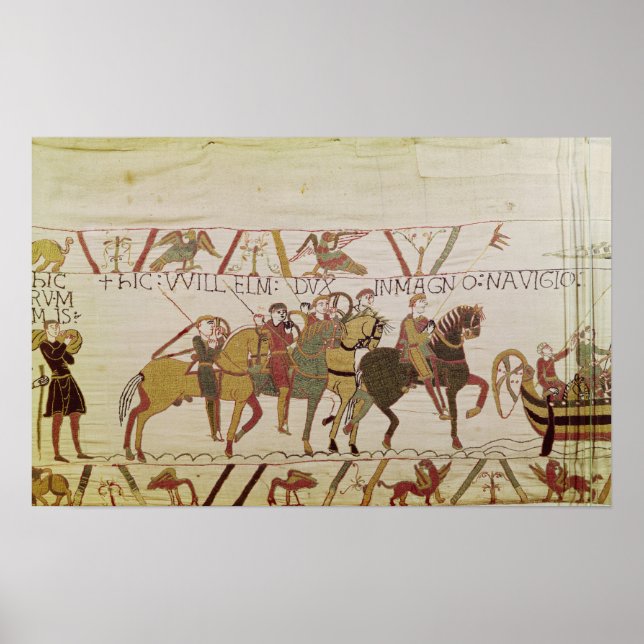 Duke William Vorbereitto Sail to Pevensey Poster (Vorne)