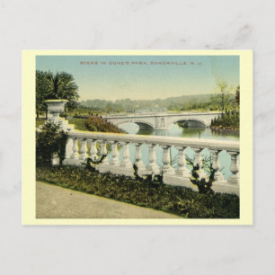 Dukes Park, Somerville, New Jersey 1912 Vintage Postkarte