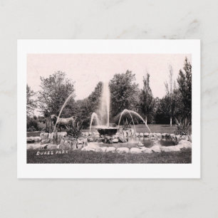Dukes Park, Somerville, NJ 1907 Vintage Postkarte