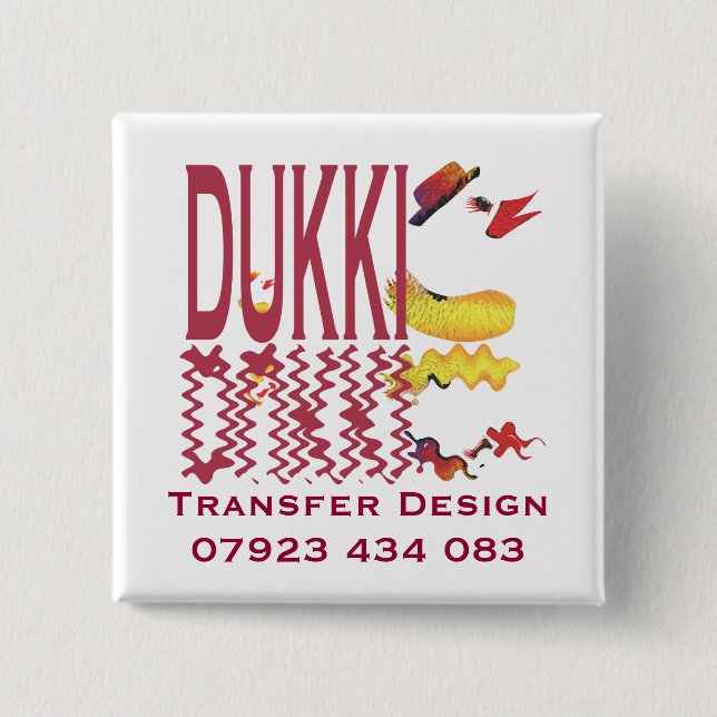 Dukki Abzeichen Button (Vorderseite)