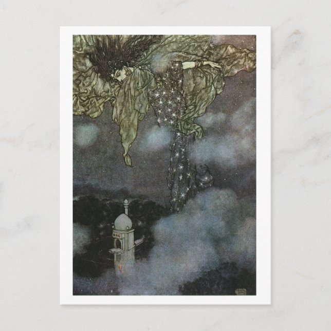 Dulac's Rubaiyat Postkarte (Vorderseite)