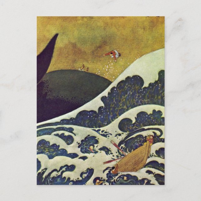 Dulac's Sindbad the Sailor 1907 Postkarte (Vorderseite)