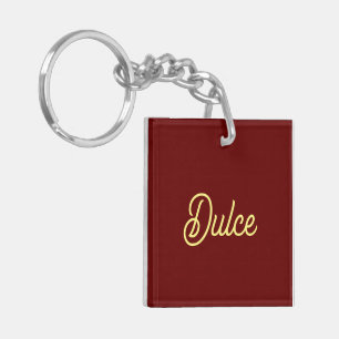 Dulce Acrylic Schlüsselanhänger