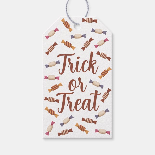 Dulce o truco geschenkanhänger (Vorderseite)