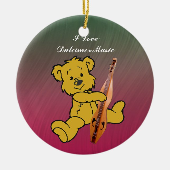 DULCIMER BEAR ORNAMENT (Vorne)