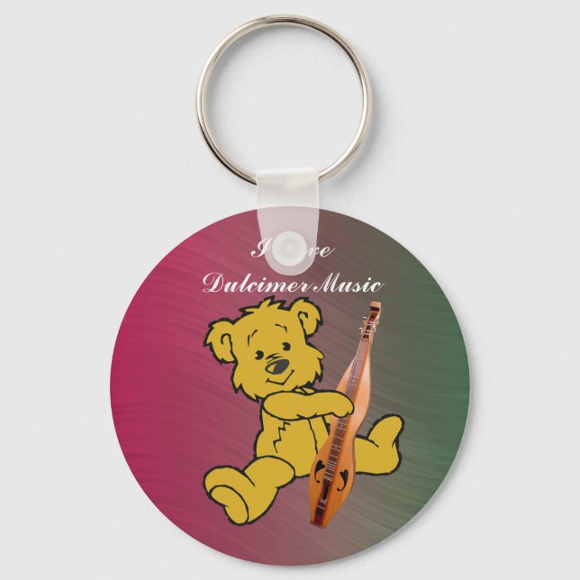 DULCIMER BEAR SCHLÜSSELANHÄNGER (Vorderseite)
