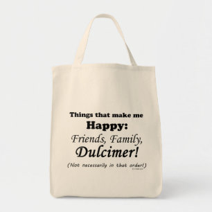 Dulcimer macht mich glücklich tragetasche