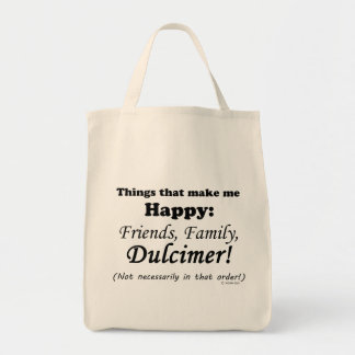 Dulcimer macht mich glücklich tragetasche