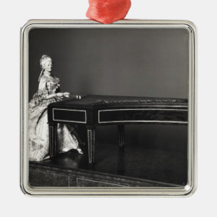 Dulcimer-Spieler Silbernes Ornament