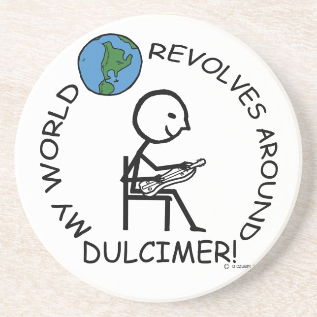 Dulcimer - Weltumdrehungen Untersetzer (Vorne)