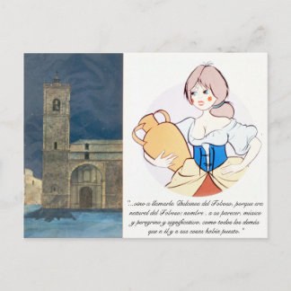 Dulcinea del Toboso von @QUIXOTEdotTV Postkarte