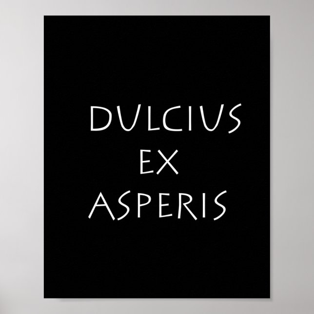 Dulcius ex asperis poster (Vorne)