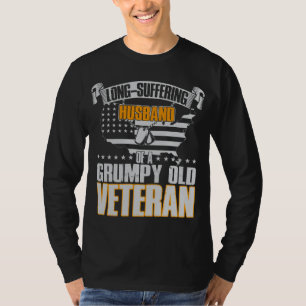 Duldsamer Ehemann eines mürrischen alten Veterans T-Shirt